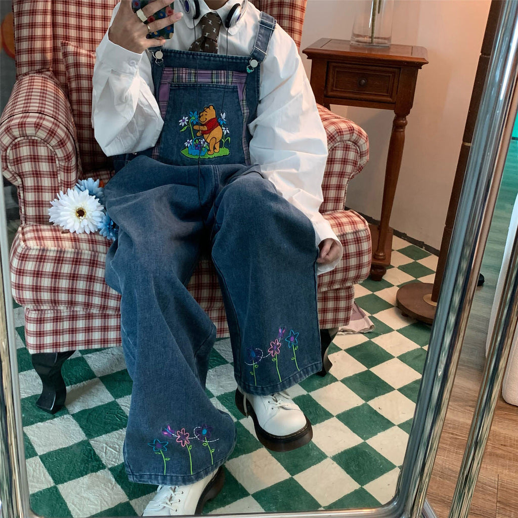 90's Kids Cartoon Overalls
