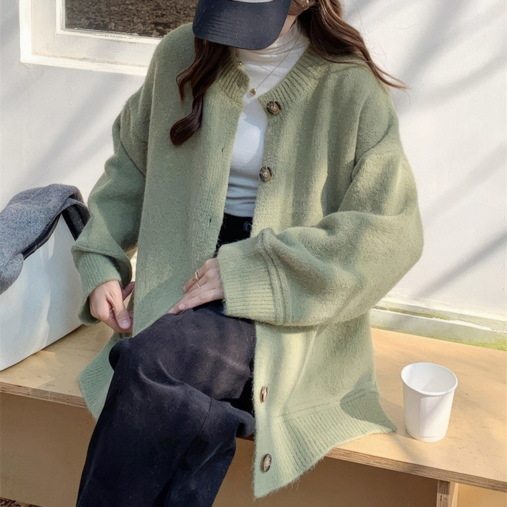 Candy Morning Loose Knit Cardigan
