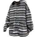 80's Grandma Striped Cardigan Sweater