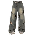 Rule Breakers Cut-Out Baggy Jeans