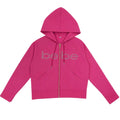 Bebe Pink Zip Up Hoodie