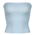 Coastal Vibes Blue Tube Top