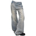 Missed Calls Striped Wide-Leg Jeans