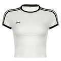 Bow Embroidery Y2K Crop Top