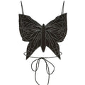 Butterfly-Shaped Backless Top