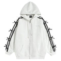 Coquette Lace Sleeve Hoodie