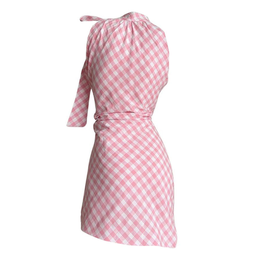 Cottagecore Gingham Picnic Dress