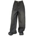 Teen Craft Striped Baggy Jeans