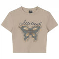 Fairy Grunge Butterfly Patch Top