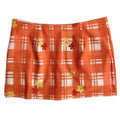 Floral Gingham Mini Skirt