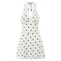 Coquette Aesthetic Polka Dot Halter Dress