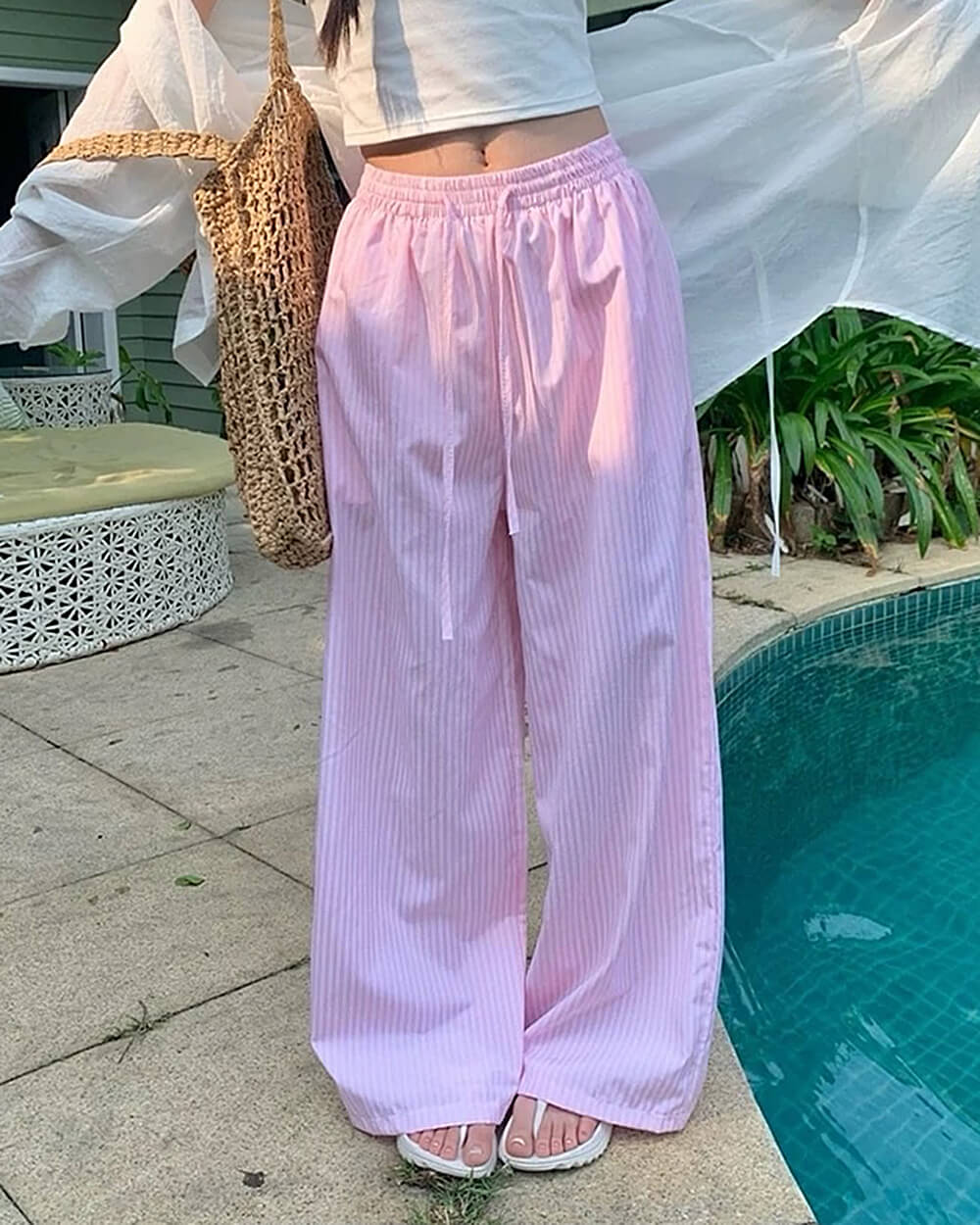 Lazy Stripe Pants