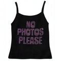 No Photos Please Rhinestone Skinny Tank