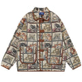 Oversized Cat Print Jacket
