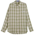 Sage Green Plaid Oversized Shirt