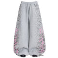 Skater Girl Leopard Print Sweatpants
