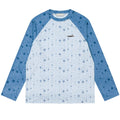 Star Print Raglan Long Sleeve Top