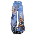Teddy Bear Wide Leg Jeans