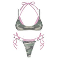 Y2K Camouflage Bikini Set