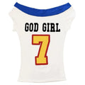 Y2K Good Girl Print Bandeau Top